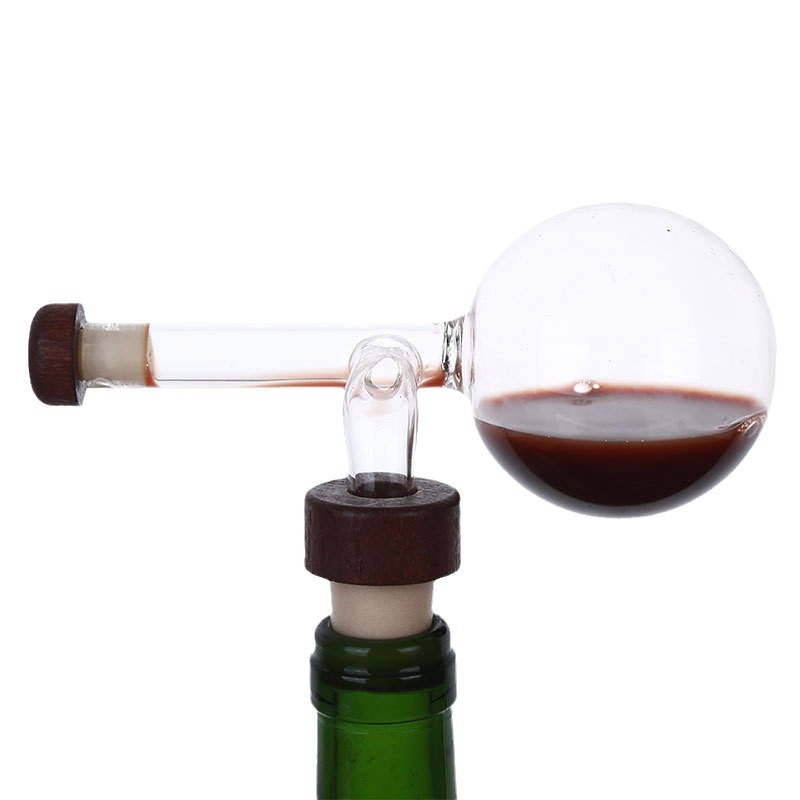 Wine Aerator Pour - อุปกรณ์สำหรับเทขวดไวน์แดงเครื่องเติมอากาศแบบพกพาอุปกรณ์ช่วยให้มีสติและเทแก้วใหม่อย่างรวดเร็ว