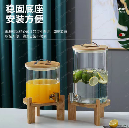 Wine With Beer Mix - ถังแช่ไวน์แก้ว 11 ลิตร พร้อมก๊อกน้ำ สำหรับเบียร์ เครื่องดื่ม