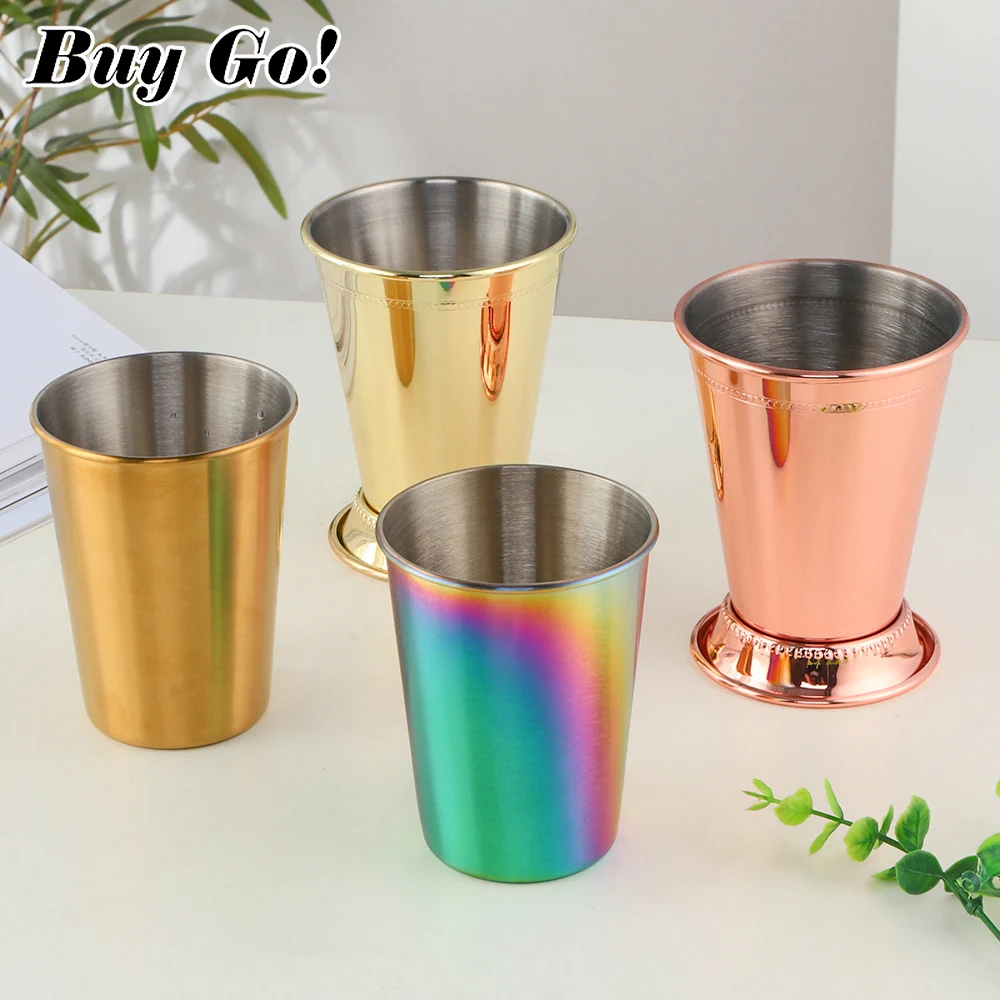 Wine Beer Coffee Drink - 350/380ml ค็อกเทลแว่นตาไวน์สแตนเลสเบียร์ดื่มถ้วยสําหรับวิสกี้ครัว Drinkware น้ําผลไม้แก้วกาแฟ Barware