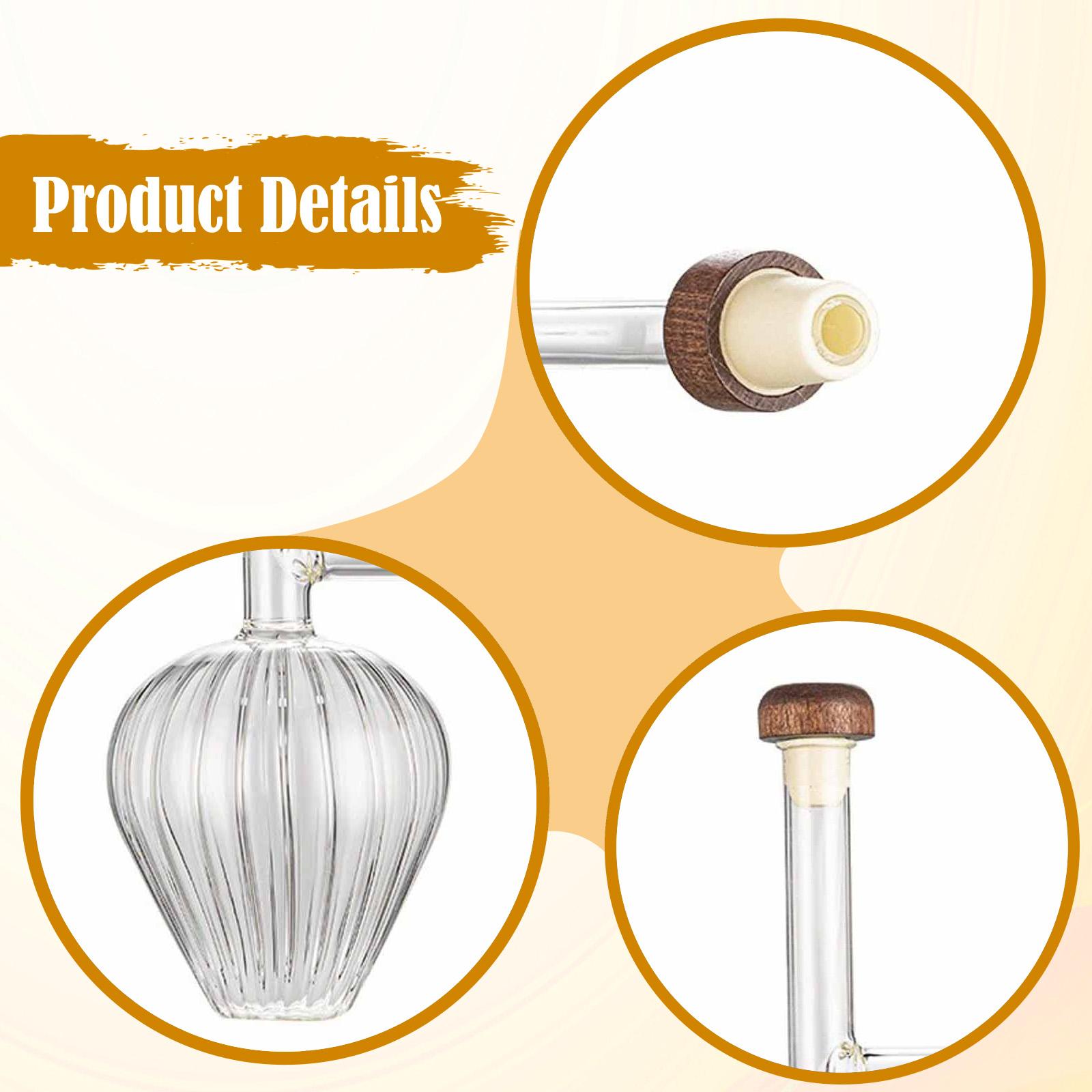 Wine Aerator Pour - ชุดแก้วกรองแบบพกพา ดีไซน์สร้างสรรค์ สำหรับคนรักวิสกี้และไวน์ เหมาะสำหรับตั้งโชว์บนโต๊ะที่บ้าน