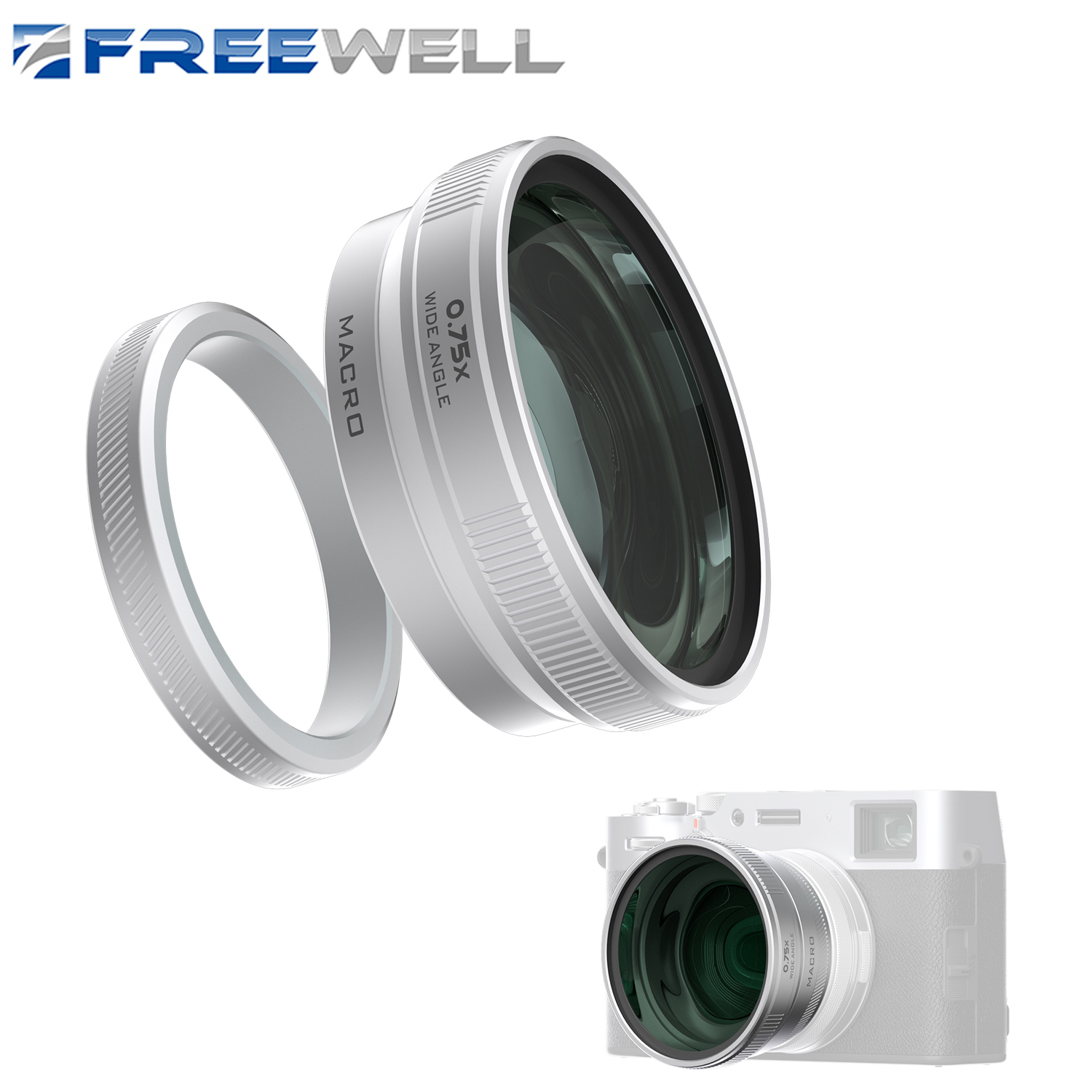 Wine Xd - Freewell สไตล์ใหม่ 2-in-1 Macro มุมกว้างเลนส์กล้องสําหรับ Fuji