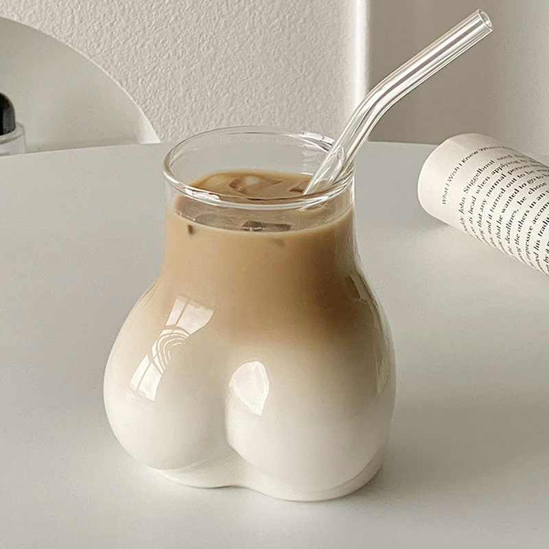 แก้วน้ำรูปทรงก้นน่ารัก แก้วกาแ - Wine Beer Coffee Drink บทวิจารณ์และราคา