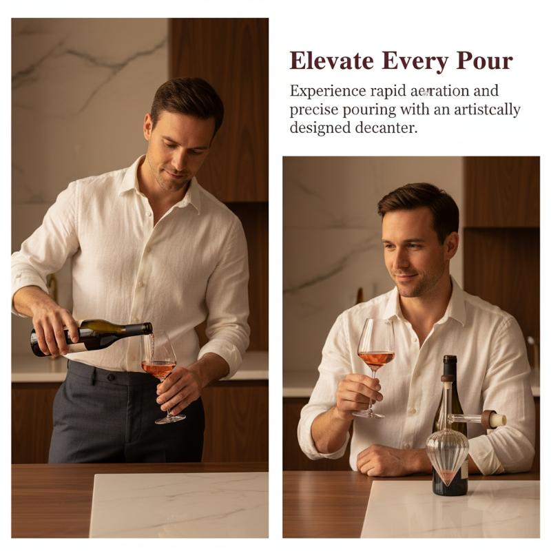 ที่รินไวน์แดงแบบโปร่งใส 2 รูปแ - Wine Aerator Pour บทวิจารณ์และราคา