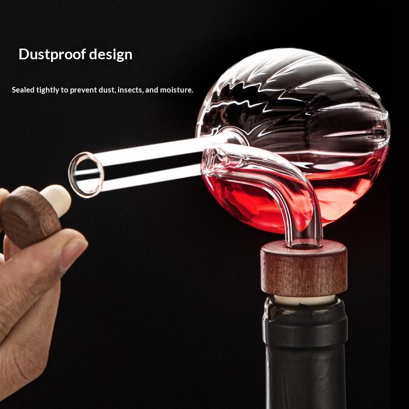 ที่รินไวน์แดงแบบโปร่งใส 2 รูปแ - Wine Aerator Pour บทวิจารณ์และราคา