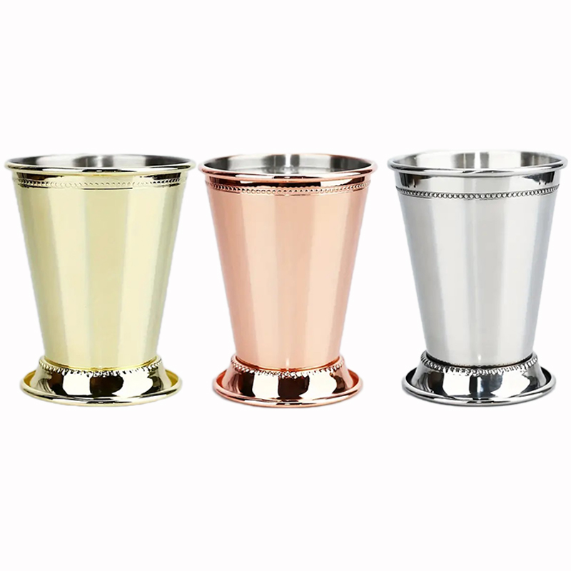 Tiki Mint Julep แก้วสแตนเลสแก้ - Wine With Beer Mix บทวิจารณ์และราคา