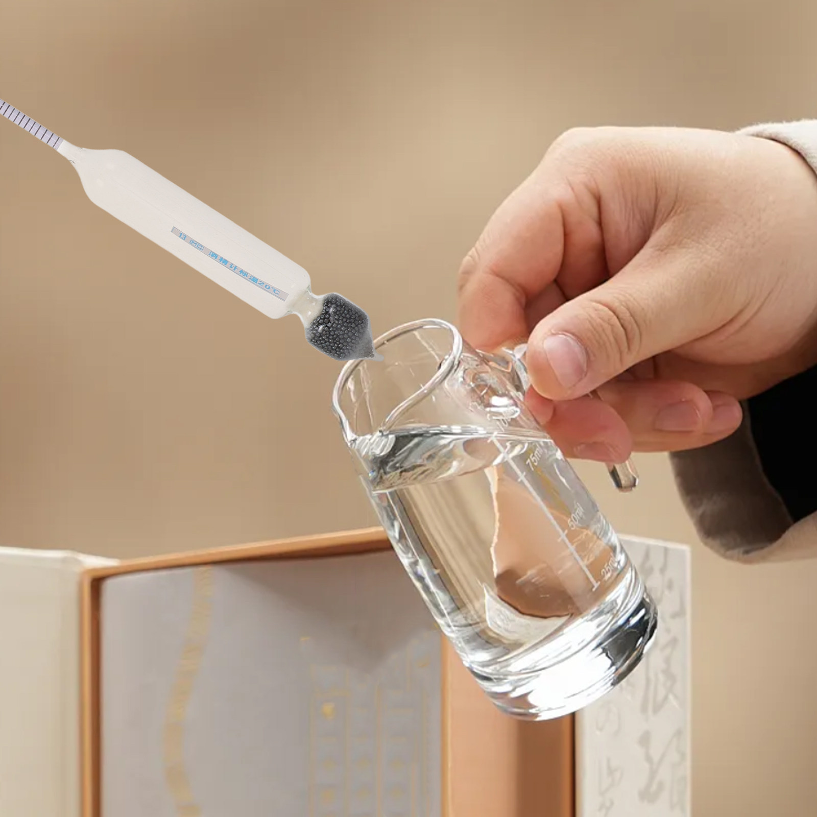 ไฮโดรมิเตอร์วัดแอลกอฮอล์แบบสาม - Wine Beer Cider บทวิจารณ์และราคา
