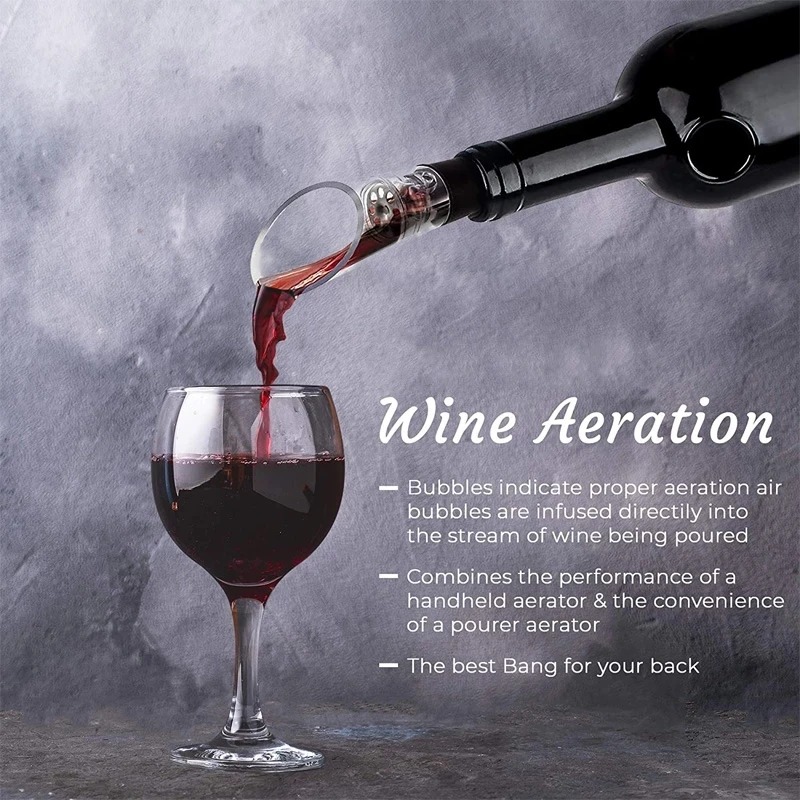 ที่เทไวน์แบบฝาปิดขวดอะคริลิคริ - Wine Aerator Pour บทวิจารณ์และราคา