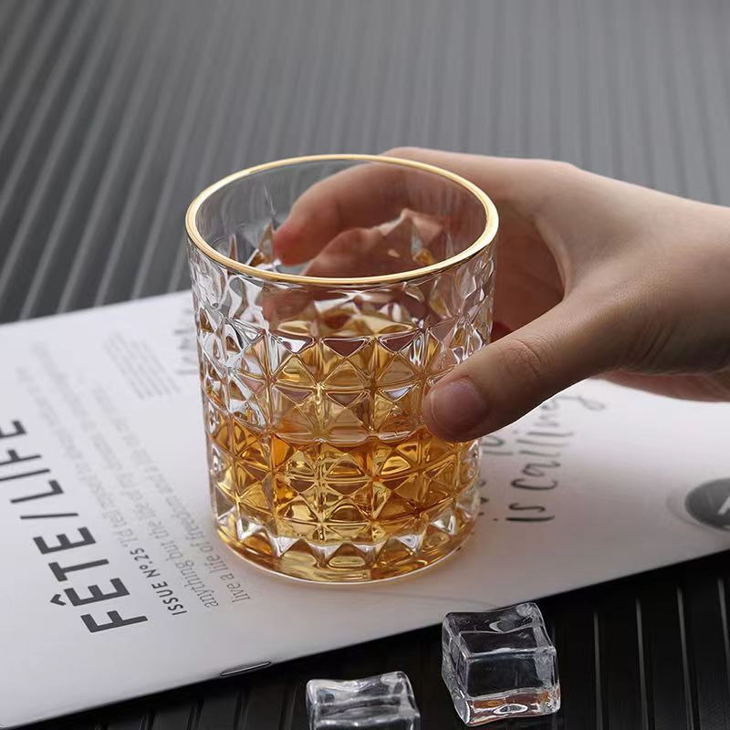 3/2/Pcs Embossed ถ้วยแก้วกาแฟแ - Wine Beer Coffee Drink บทวิจารณ์และราคา