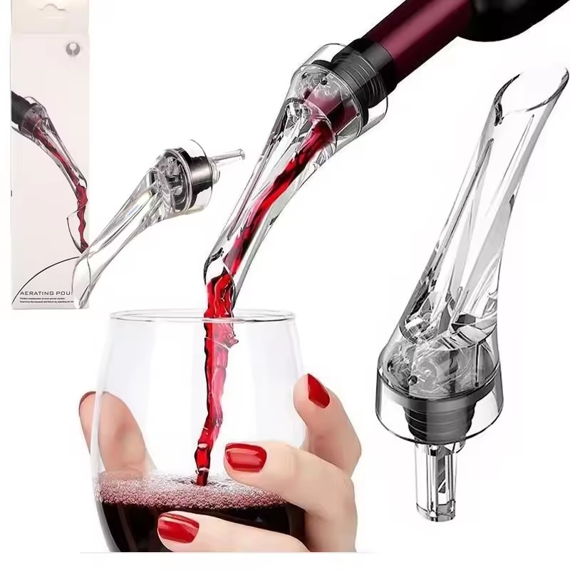 ที่รินไวน์แบบมีฟองอากาศในตัว ร - Wine Aerator Pour บทวิจารณ์และราคา