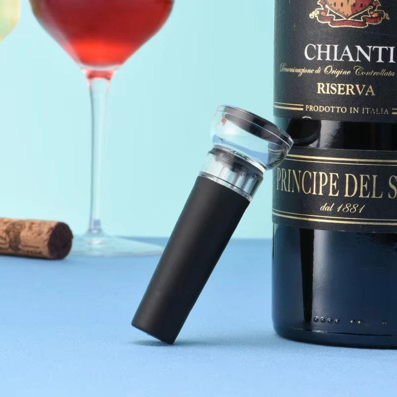 ขวดไวน์รั่วซีลปั๊มสูญญากาศ Sto - Wine Aerator Pour บทวิจารณ์และราคา