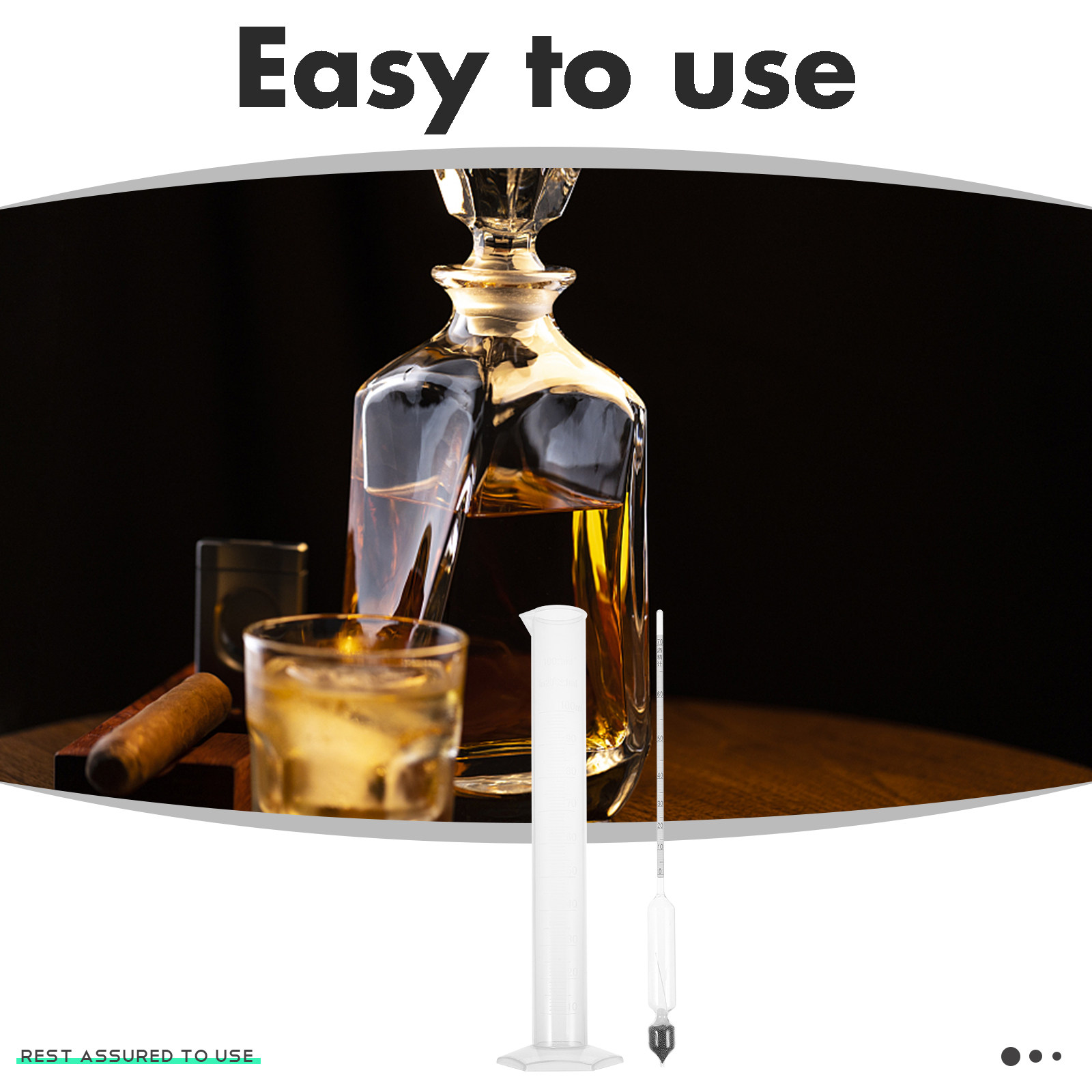 ชุดเครื่องวัดแอลกอฮอล์แบบมืออา - Wine Beer Cider บทวิจารณ์และราคา