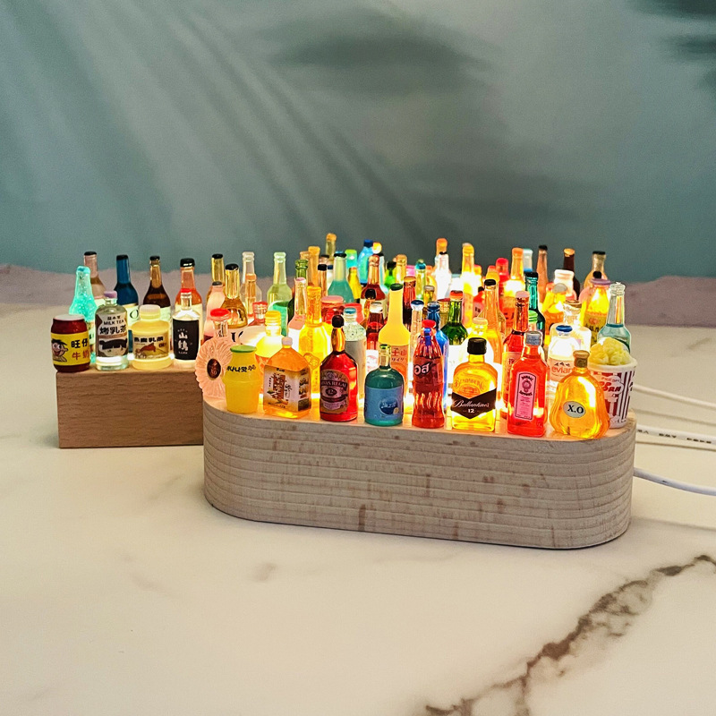 20Pcs Mini เรซิ่นจำลองขวดไวน์ส - Wine With Beer Mix บทวิจารณ์และราคา