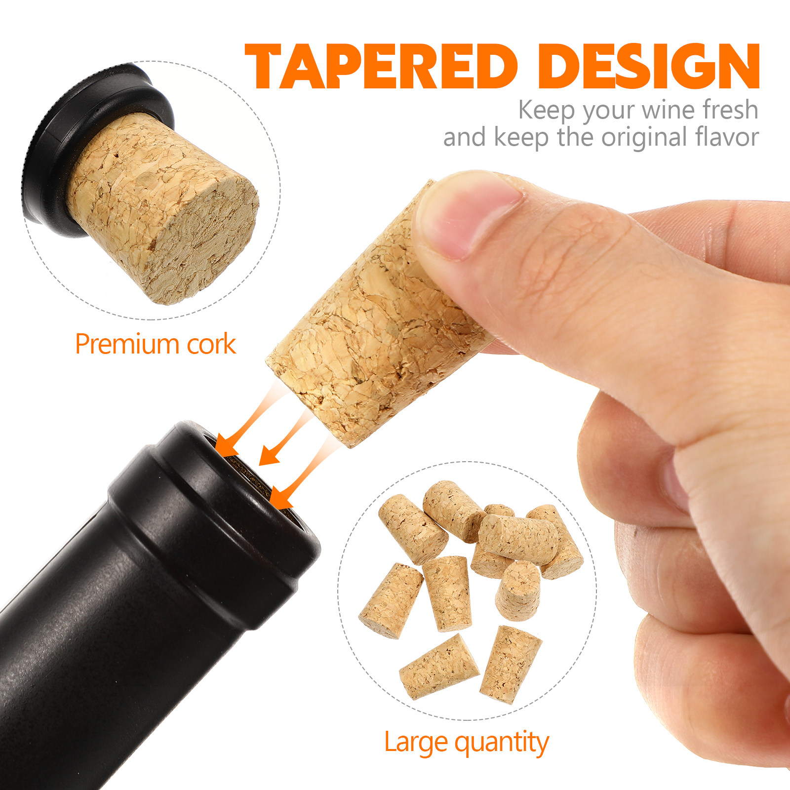 จุกปิดขวดไวน์ไม้ธรรมชาติ 10 ชิ - Wine Beer Tasting บทวิจารณ์และราคา