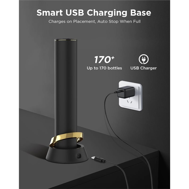 ที่เปิดขวดไวน์ไฟฟ้าอัตโนมัติปร - Wine Opener Electric บทวิจารณ์และราคา