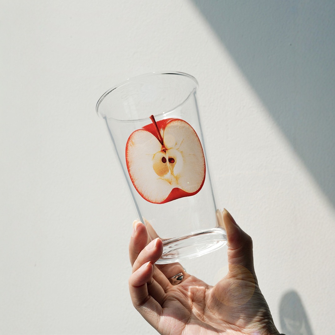Creative Fresh Fruit Printed G - Wine Beer Coffee Drink บทวิจารณ์และราคา