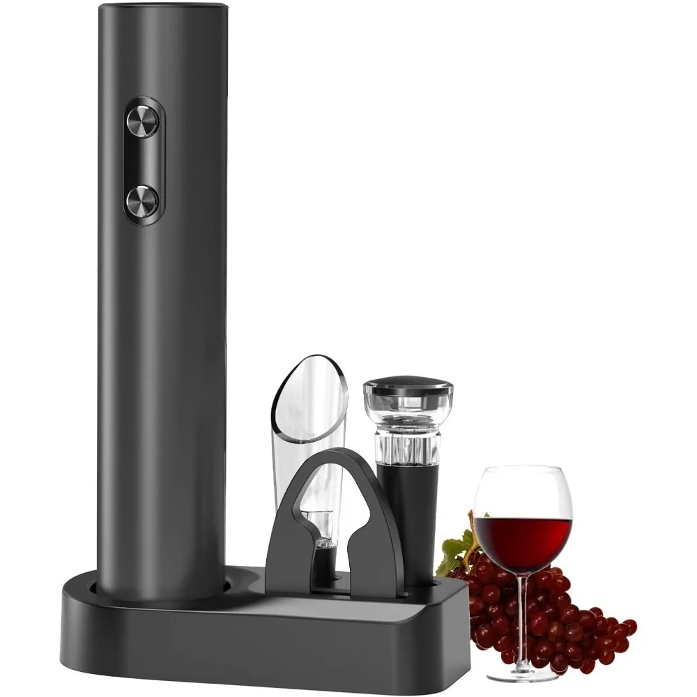 ชุดที่เปิดขวดไวน์ไฟฟ้าพร้อมฐาน - Wine Opener Electric บทวิจารณ์และราคา