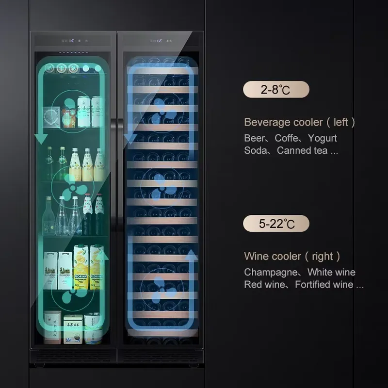ตู้แช่เครื่องดื่มแบบฝังในตัว ต - Wine With Beer Mix บทวิจารณ์และราคา