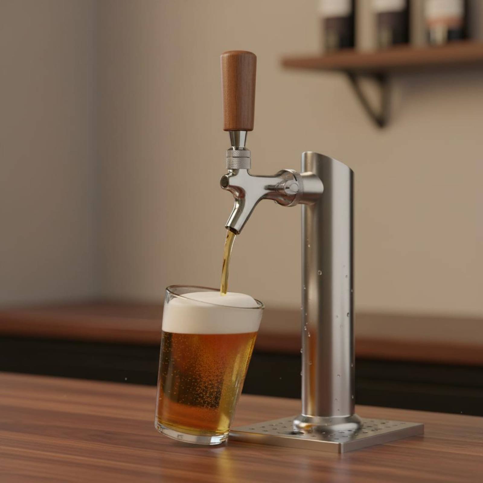 ด้ามจับเบียร์ไม้สั้น ด้ามจับก๊ - Wine Beer & Deli Reviews บทวิจารณ์และราคา
