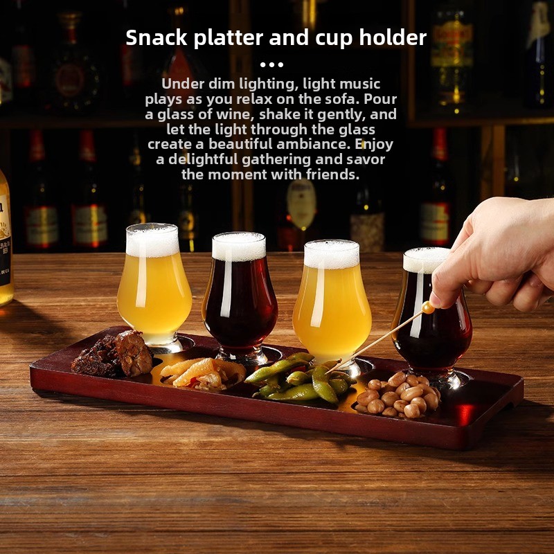 ถาดใส่แก้วคริสตัลสำหรับชิมไวน์ - Wine Beer Tasting บทวิจารณ์และราคา