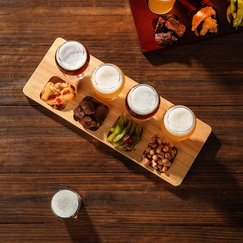 ถาดใส่แก้วคริสตัลสำหรับชิมไวน์ - Wine Beer Tasting บทวิจารณ์และราคา