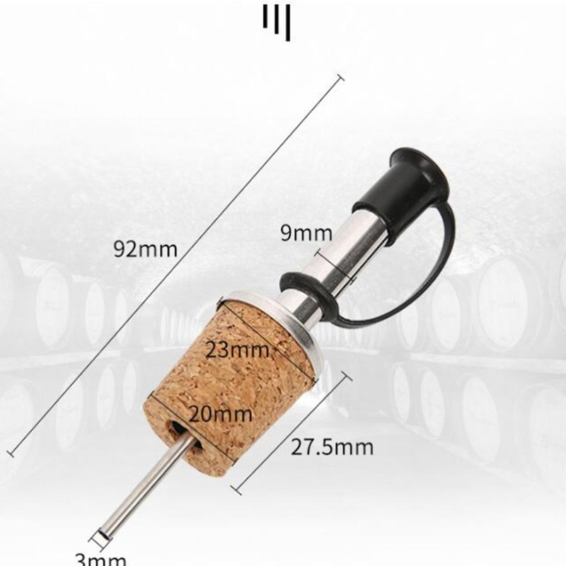 ที่เทไวน์สแตนเลสดีไซน์ไม้ก๊อกฝ - Wine Aerator Pour บทวิจารณ์และราคา