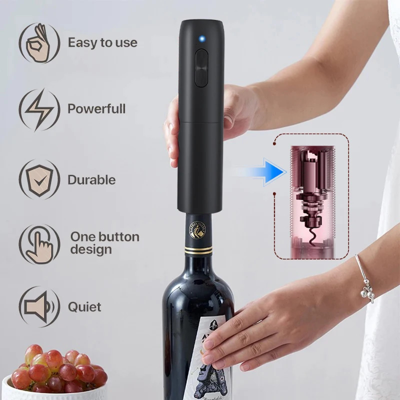 ที่เปิดขวดไวน์ไฟฟ้า ที่เปิดขวด - Wine Opener Electric บทวิจารณ์และราคา